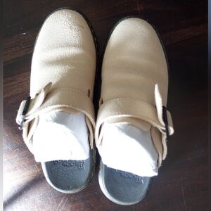 Dr. Martens Warm Sand Suede Carlson Clog